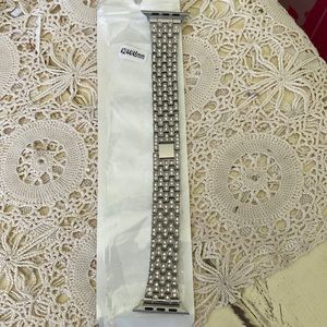 Brand new white crystal Apple Watch band